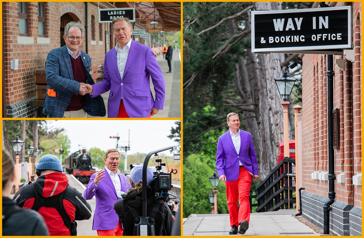 Filming of Michael Portillo’s ‘Great British Railway Journeys’ at GWR Broadway station